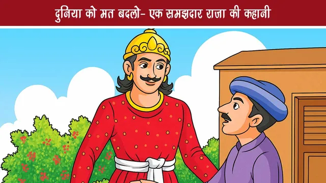 HINDI STORY FOR KIDS Do not change the world- the story of a sensible king