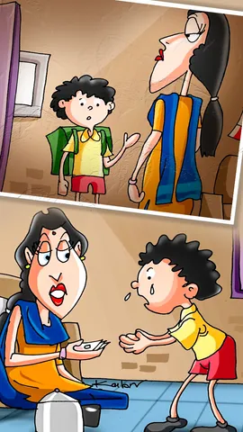 Hindi Moral Story False pride puts life in danger