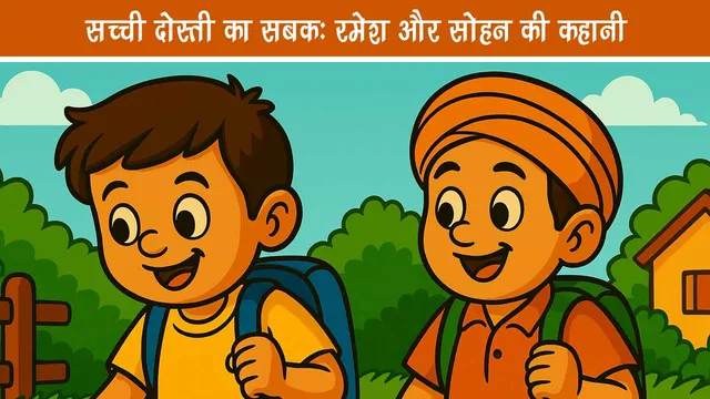 Lesson of true friendship Ramesh and Sohan story