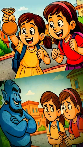 do-ladkiyan-aur-sone-ke-sikko-ki-thaili (1)