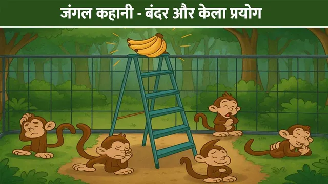 bandar-aur-kela-prayog