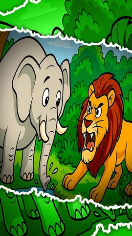 sher aur haathi ki dosti (1)