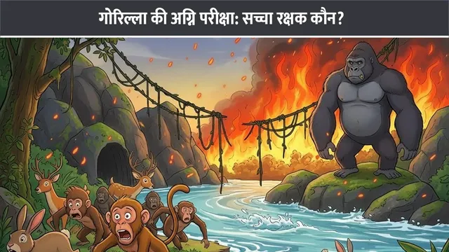 gorilla-ki-agni-pariksha-jungle-story-1