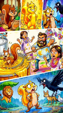 Story of the Golden Squirrel Jungle Story (1)