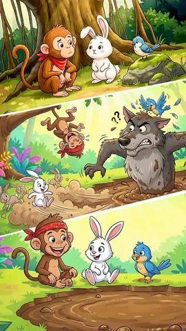 jungle ka asli raja kaun-sangathan ya takat jungle story (1)