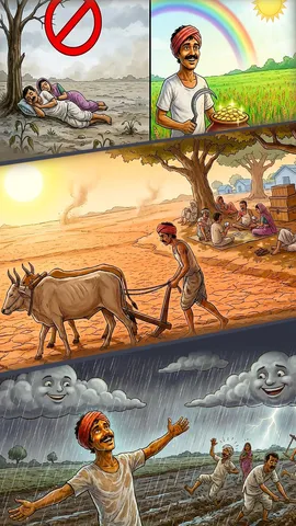 mehnat ka phal badalon ki hartal motivational story hindi