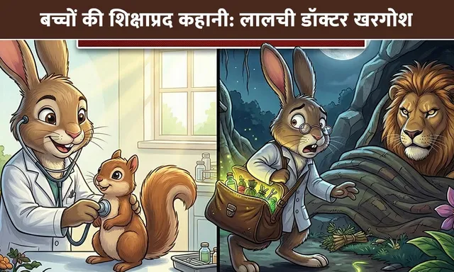 Children-Instructive-Story-The-Greedy-Doctor-Rabbit-3