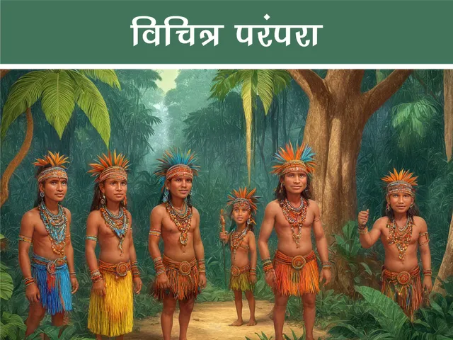 cartoon image of a tribe