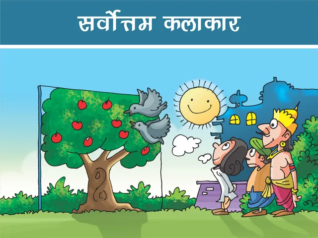 cartoon image of a king with artist