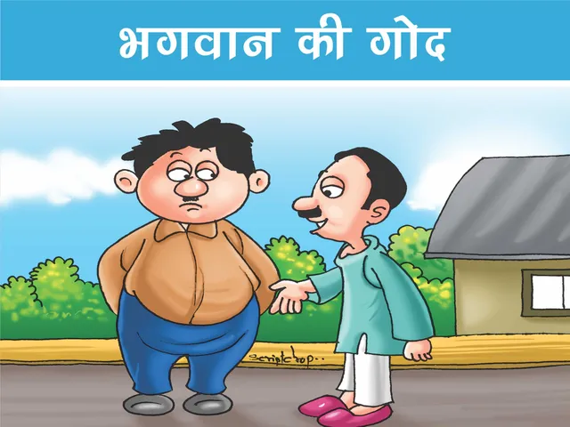 Two friends talking Cartoon image