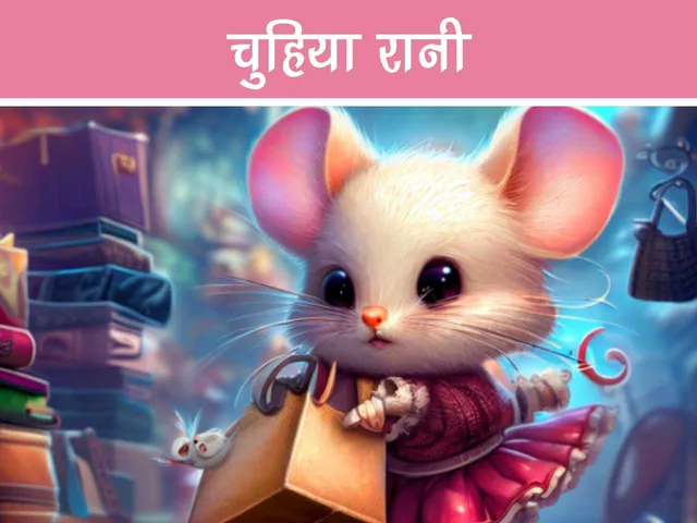 Mouse Going for Shopping Cartoon image