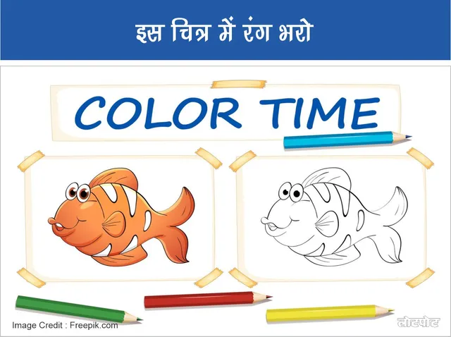 Color the Picture Color the picture of this fish