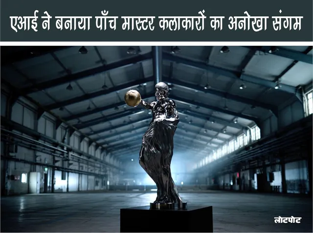 Impossible Statue AI created a unique combination of five master artists