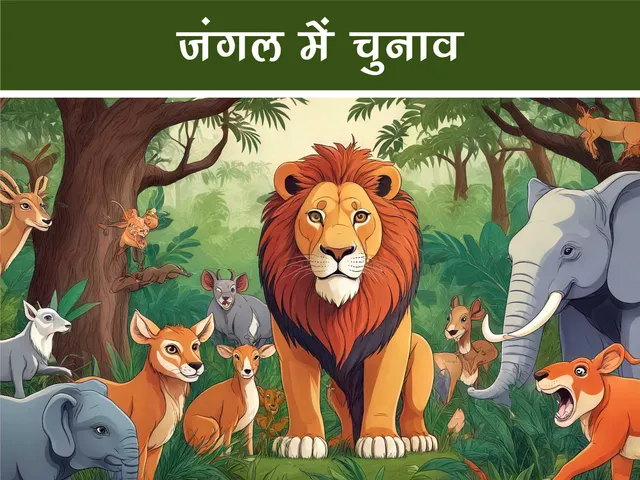 cartoon image of jungle animals