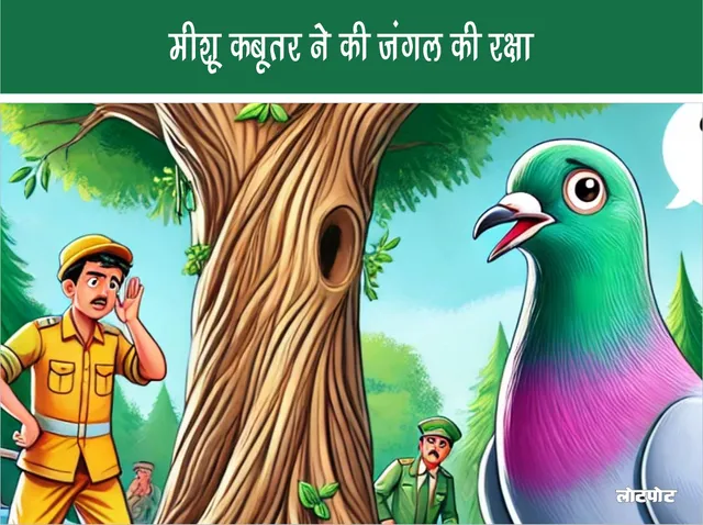Meeshu pigeon protected the forest