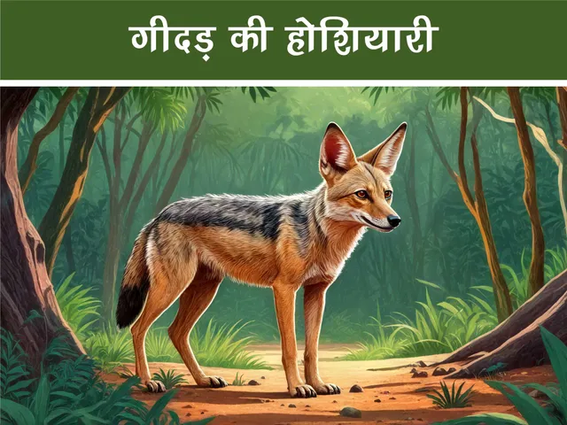 cartoon image of a jackal