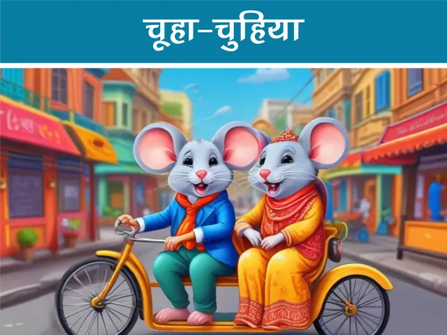 Cartoon image of mouse and mice