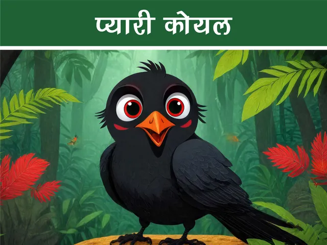 cartoon image of a bird in jungle