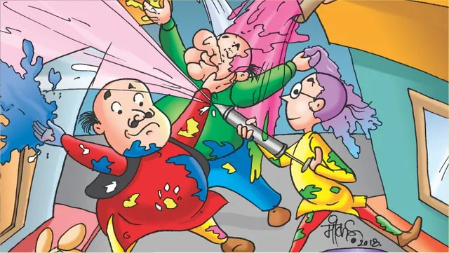 बुरा ना मानो होली है (Motu Patlu Ki Comics)