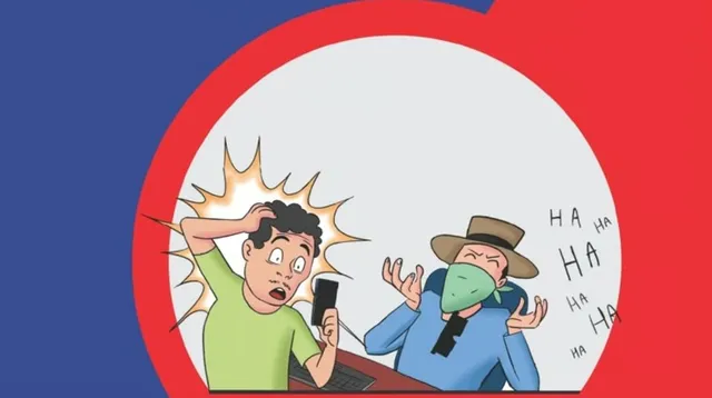 How can you avoid cybercrime by reading the book 'Raju Aur Chalis Chor' released by RBI