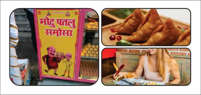 where without eating samosas the light of the brain does not light up