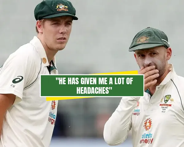 Nathan Lyon backs Cam Green to make it big in Test Cricket.