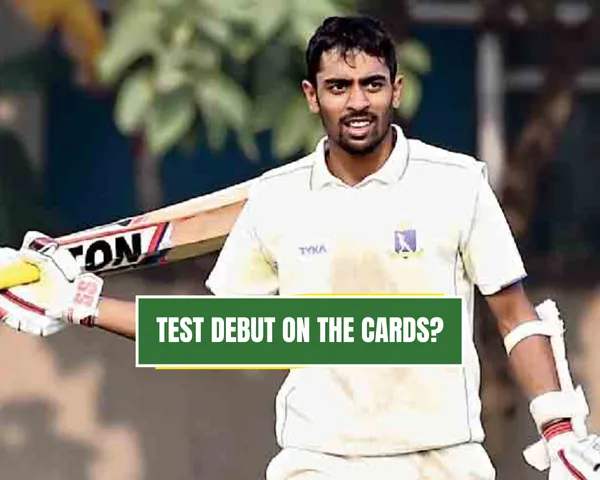 Easwaran is unlikely to play any of the two Tests despite being added to the contingent