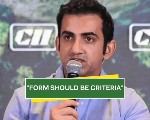 Gautam Gambhir blunt take 