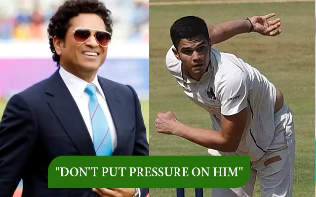 Sachin Tendulkar and Arjun Tendulkar (Source - Twitter)