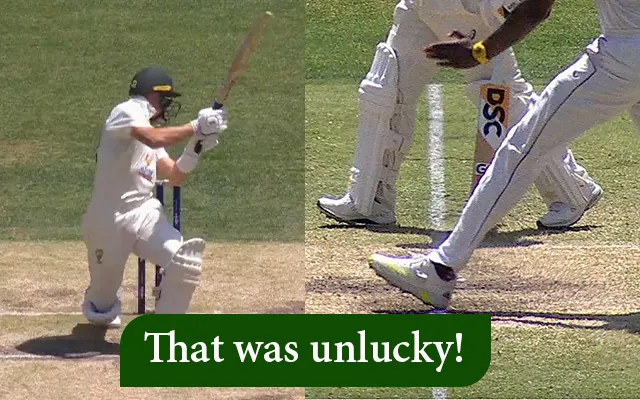 Marnus Labuschagne and Alzarri Joseph (Source - Twitter)