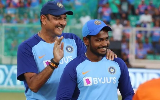 Ravi Shastri and Sanju Samson