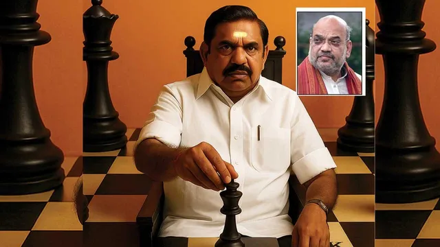 கூட்டணி ஆட்சி  பா.ஜ.க.வுக்கு எடப்பாடி செக்