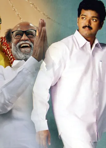 திடீர் திருப்பம்! மக்கள் தலைவரானார் ரஜினி! தி.மு.க.வில் சேர்கிறார் விஜய்?