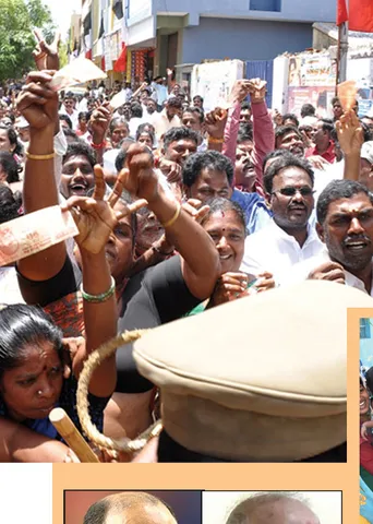 கல்வீசி வரவேற்பு! தினகரன் Vs மதுசூதனன்!