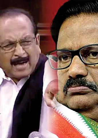 வைகோ Vs காங்கிரஸ் ஹேப்பி பா.ஜ.க.!
