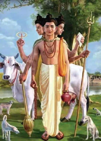 மும்மூர்த்திகள் ஒன்றிணைந்த யோகீஸ்வரர்!