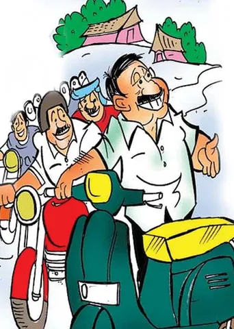 சிக்னல்  பெண் வேட்பாளருக்கு டார்ச்சர்!