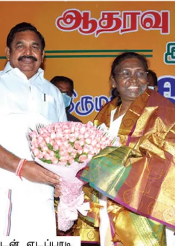 ஜனாதிபதி வேட்பாளர் ஆதரவு! பா.ஜ.க.வுக்கு பலத்தைக் காட்டிய எடப்பாடி!
