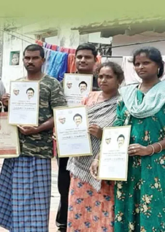இலவச வீட்டு மனைப்பட்டா! நீண்ட நாள் கனவை நனவாக்கிய அமைச்சர்!