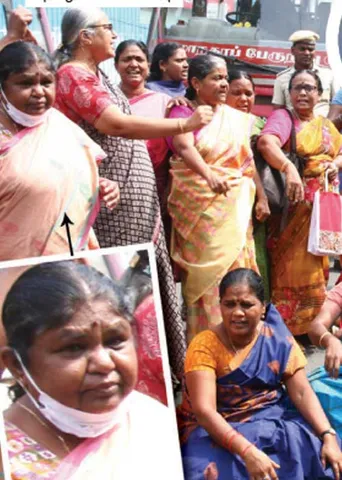 ஸ்ரீமதிக்கு நீதி வேண்டும்! பொங்கி எழுந்த மாதர் சங்கம்!