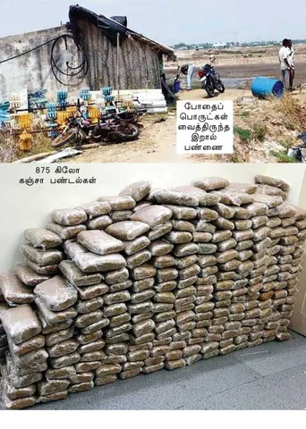 சிக்கிய போதை பொருள்கள்! தமிழக அரசுக்கு செக்! -பா.ஜ.க ப்ளன்!