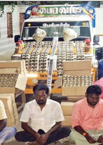 டாஸ்மாக்கில் போலி மது! -பிடிபட்ட கும்பல்!