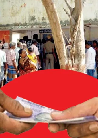 தேர்தலில் புரண்டோடிய பணம்! -கரன்சி மழையில் வாக்காளர்கள்!