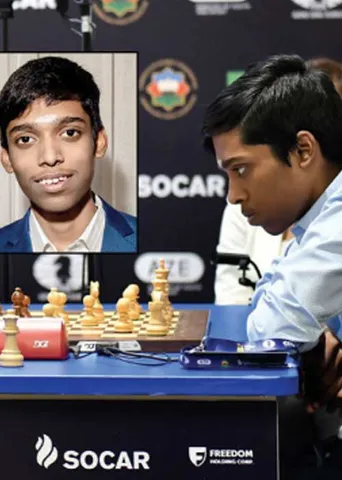 கார்ல்சனை வீழ்த்திய பிரக்ஞானந்தா!