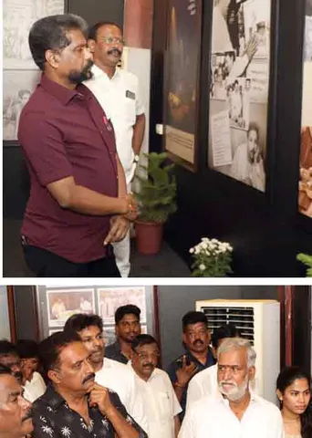 இளைஞர் சமூகத்துக்கு வழிகாட்டும் கலைஞர் புகைப்படக் கண்காட்சி! -அசத்திய சேகர்பாபு