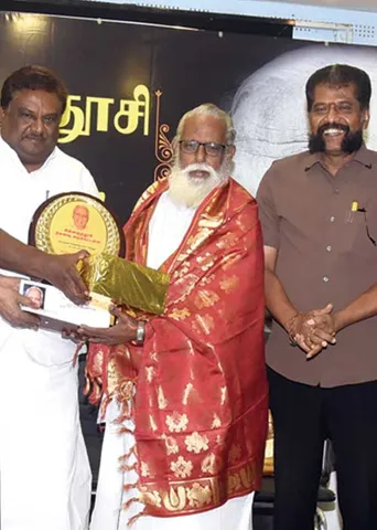 பணத்தைவிட பாராட்டே வெகுமானம் - -சின்னகுத்தூசி பிறந்தநாள் விழாவில் நெகிழ்ந்த அமுதபாரதி!