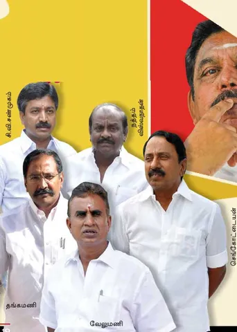 அ.தி.மு.க.வில் கலகம் ! எடப்பாடிக்கு எதிராக ஐவர் அணி!
