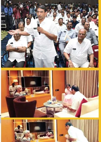 ஆணவம், அதிகாரம்.. கேள்வி கேட்டவரை மண்டியிடவைத்த நிர்மலா!