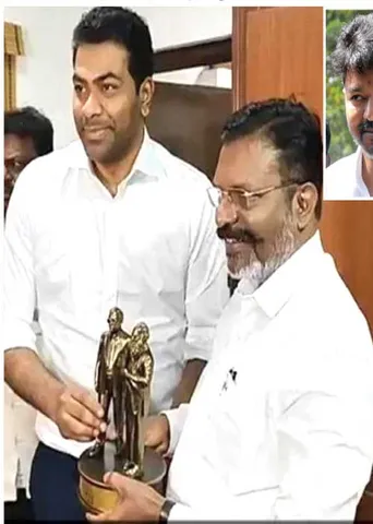 விஜய்யுடன் சேர்ந்த ஆதவ் வைத்த தீ! தி.மு.க. கூட்டணியில் திகுதிகு!