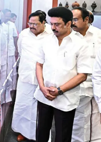 இரும்பைக் கண்டுபிடித்தவன் தமிழன்! - முதல்வர் மு.க. ஸ்டாலின் பிரகடனம்!